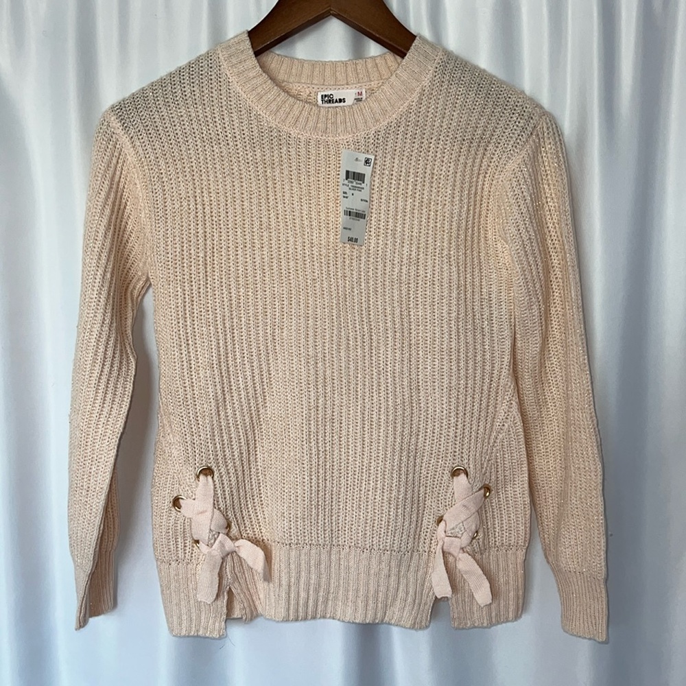 M Juniors Blush Sweater